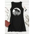 thumbnail image 2 of Sun Salt Sand Coconut Tree Sleeveless Mini Dress Casual Sleeveless Summer Beach Vacation Women Workout Mini Dress, 2 of 4