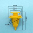 thumbnail image 4 of Dalazy Automobile Plastic Rivets Fastener Clips for Toyota Hiace Rav4 Trim Door Panel Trim Clip Car Styling, 4 of 6
