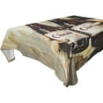 thumbnail image 4 of BZSMCE Square Tablecloth Two Bottles Of Cheer Pattern Tableclothes, 4 of 9