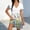 Dresses-457White, variant on Gamivast Dresses for Women Short Sleeve V-Neck Babydoll Mini Dress Boho Floral Print A-Line Swing Sundress Casual Vacation Beach Cute Dress White L