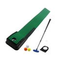 thumbnail image 2 of Lipstore Tapis de Putting de Golf Vert Pratique avec Putter pour Adultes Enfants Pères Jardin Putter Bleu, 2 of 8