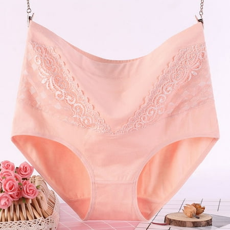 Price Slash Event: Panty for Women  Calzones de Algodon para Mujer  Women s High Waisted Soft Breathable Panties Stretch Briefs Seamless Ladies Briefs SOPATENOR Pink XL