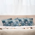 thumbnail image 4 of Ambesonne Nautical Throw Pillow Cover 4 Pack, Anchor Grunge Naval, 16", Blue Beige, 4 of 5
