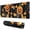 Halloween Pumpkins-3, variant on Long Mouse Pads for Desk,Halloween Pumpkins and Spooky Trees Desk Mats on Top Of Desks, Desk Mouse Pad Extra Large with 3mm Non-Slip Base and Stitched Edge for Gaming,Office,Work,Home 31.5x11.8in