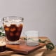 thumbnail image 5 of 4 dispensadores de leche transparentes, jarras de vidrio estilo vintage para restaurantes, 5 of 8