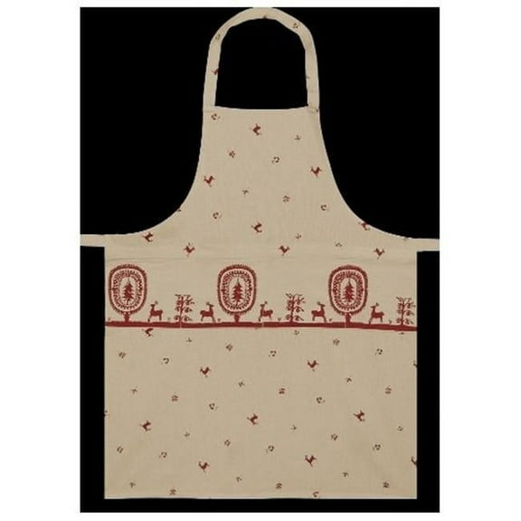 Heritage Lace FE-APRNA Felicity 28 x 33 in. Apron - Natural