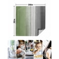 thumbnail image 5 of Cloth Napkins Set of 2 - 20x20 Inches, Sage Green Gray Ombre Washable Reusable Table Napkins, Vintage Country Wooden Soft & Absortbent Dining Napkin for Party Wedding Hotel Restaurant, 5 of 8