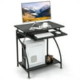 thumbnail image 1 of Costway  27.5" Laptop Table Computer Desk for Small Spaces with Pull-out Keyboard Tray, 1 of 10