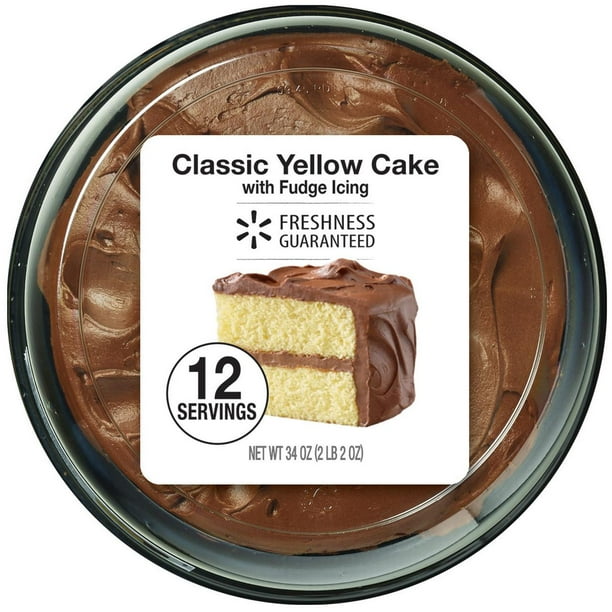 Freshness Guaranteed Classic Yellow Cake 34 Oz Walmart Com Freshness Guaranteed Classic Yellow Cake 34 Oz Walmart Com