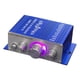 thumbnail image 1 of Mini amplificador de potencia de Audio, receptor estéreo Hifi, Control de volumen compacto, portátil, 12V, para el hogar, Audio del coche, teléfono y Azul sin cable Hugo Amplificador de potencia de audio, 1 of 8