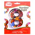 thumbnail image 1 of Sweet Cookie Crumbs Number Cookie Cutters, Stainless Steel (8), 1 of 9