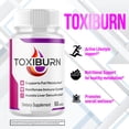 thumbnail image 6 of Toxiburn - Pills for Weight Loss - Energy Boosting Dietary Supplements for Weight Management and Metabolism - Advanced Ketogenic Ketones - 120 Capsules (2 Pack), 6 of 8