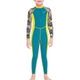 thumbnail image 1 of Traje de buceo traje de buceo secado rápido niños con traje de trabajo largo manga larga y pantalones juventud de traje de baño de cuerpo completo para snorkeling surf azul l seitruly OD003661-03, 1 of 7