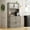 Gray, variant on EastVita Kitchen Pantry Cabinet with Microwave Stand,71”Freestanding Tall Kitchen Cabinet with Doors and Shelves for Dining Room