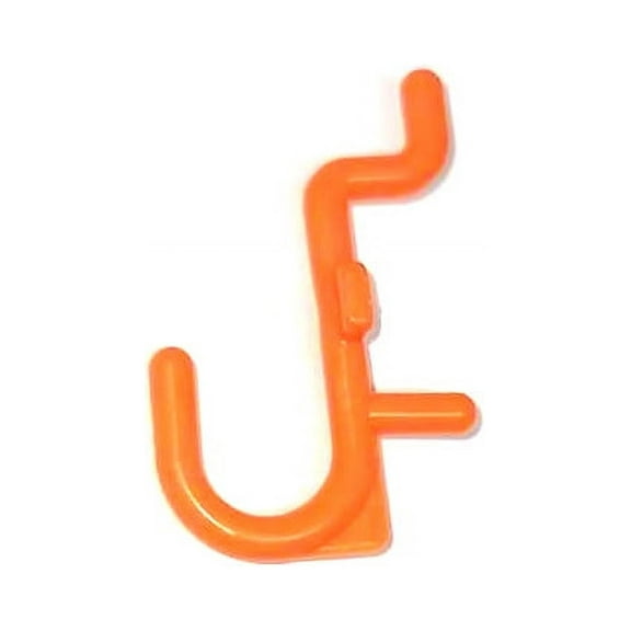 NON-Locking J Style Plastic Pegboard Hooks Plastic Pegboard Hooks - Crafts / Tools -Multi-Quantity packs