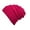 Rose Red, variant on PaZinger Stretch Cable Slouchy Beanie Hat Trendy Warm Chunky Soft Knit Cap