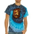 thumbnail image 2 of Wild Bobby, Fire Lion Face, Animal Lover, Tie-Dye Tees, Evening Sky, Small, 2 of 3