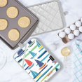 thumbnail image 5 of Yayeee Pot Holders Kitchen Heat Resistant with Pocket 7"x9.8" Cotton Oven Cooking Hot Pads, Colorful Sailboats, 5 of 7