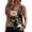 Black, variant on Womens Summer Sleeveless Tops Loose Button Henley Shirts Crew Neck Dressy Casual Blouses XL