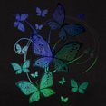 thumbnail image 3 of CafePress - Butterflies T Shirt - Women's Traditional Fit Dark T-Shirt, 3 of 4