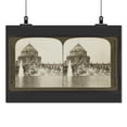 thumbnail image 2 of Print: Festival Hall And Central Cascade From Grand Basin, Louisiana, 2 of 4