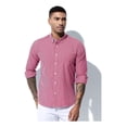 thumbnail image 3 of Camisa Slim Fit Vestir Cuadros Algodón Hombre Casey Kevin, 3 of 7