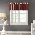 thumbnail image 4 of JLA Home INC Emilia Twisted Tab Valance With Beads Spice 50" x 26", 4 of 4