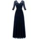 thumbnail image 1 of Vestido de noche largo elegante para mujer, vestido de dama de honor con escote en V, 1 of 6