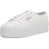 Superga Womens 2790-Nappa Sneaker 8.5 White Leather