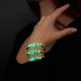 thumbnail image 4 of Lilac | Silver | Firefly Glass Cascade Bracelet, 4 of 12
