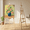 Wood, variant on LAVFOX Adjustable Wooden Art Easel Stand for Painting & Display, Folding Floor Easel Canvases Up to 42, Natural