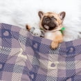 thumbnail image 3 of Rocae Heart Check Plaid for Pet Blanket Dog Blanket Cat Blanket Soft Sleep for Small Medium Pet-Small, 3 of 8