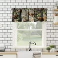 thumbnail image 2 of Rustic Forest Valance Curtain, Camouflage Hunting Tree Camo Deer Elk Bird Bear Windows Curtain Valance for Kitchen Dining Room Bedroom Canteens Home Decor, One Panel 54x18in, 2 of 6