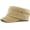Khaki, variant on Vintage Military Cadet Army Cap for Men Washed Cotton Flat Top Hat