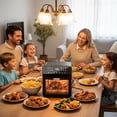 thumbnail image 4 of 12-In-1 Large Capacity, Smart Air Fryer Oven, 12 One-Touch Preset Functions, Smart Cooking Programs, 2 Baking Tray Additions, View Window, Interior Lighting, Adjustable Time & Temp, 4 of 6