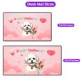 thumbnail image 5 of Happy Valentine's Day Maltese holding flowers Desk Mat Full Keyboard Mouse Pad Maltese Dog Lover Gifts Idea Large Mousepad - 3005, 5 of 5