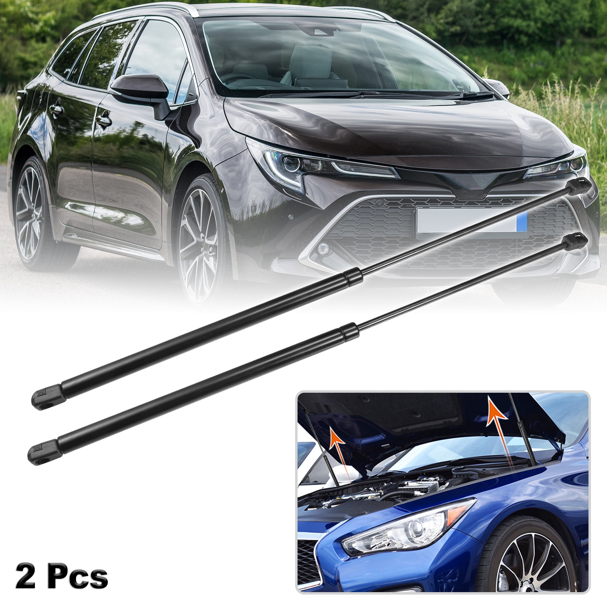 Unique Bargains 2Pcs Front Hood Lift Supports Struts for Toyota Corolla E210 2018-2020