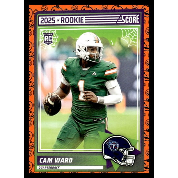 2025 Score Trick or Treat Rookies #13 Cam Ward NM-MT Tennessee Titans Football Trading Card