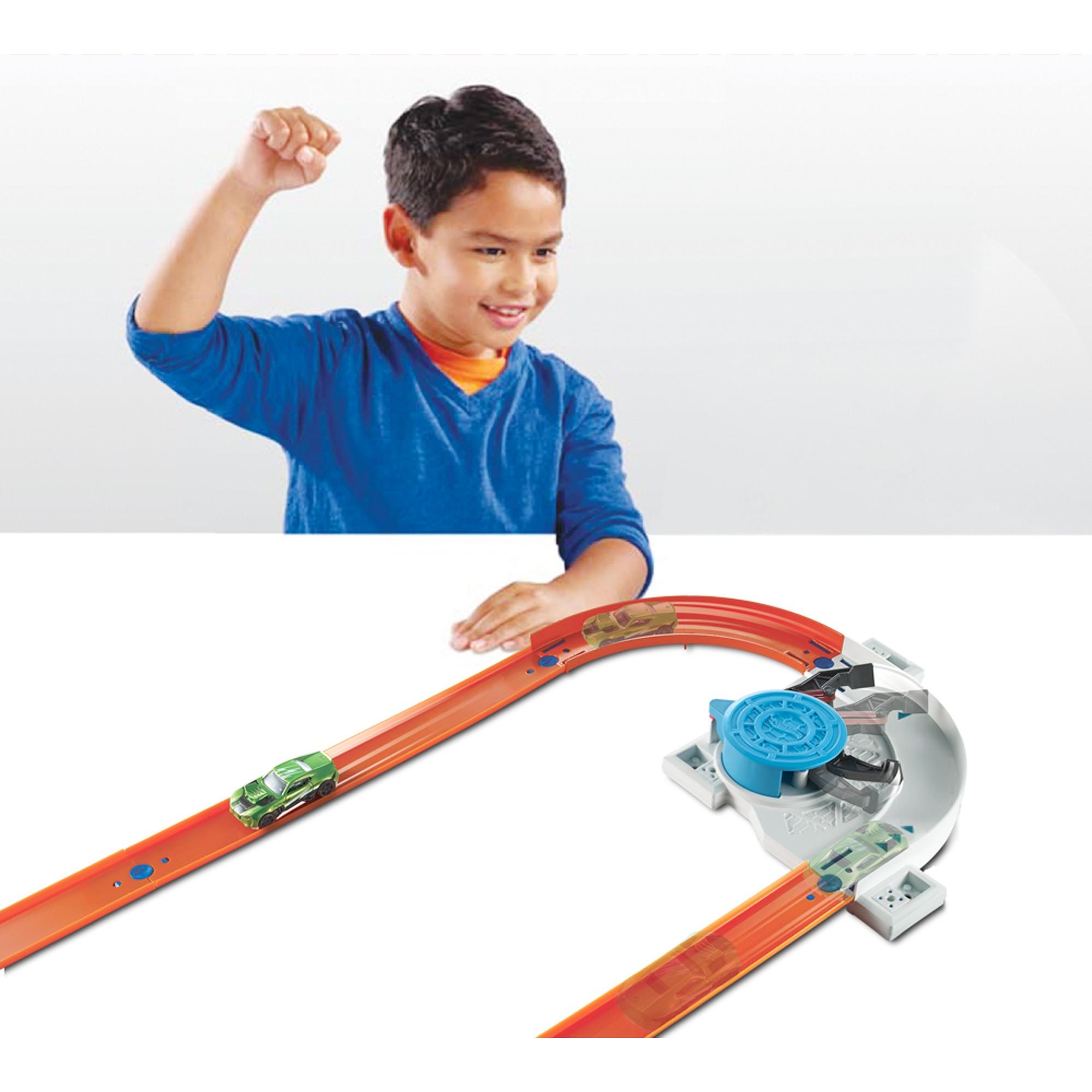 hot wheels track builder turn it curved track set f