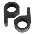 thumbnail image 3 of par de abrazadera de tubo de foco LED negro 30MM abrazadera de soporte de montaje de foco resistente de alta dureza Universal para motocicleta, 3 of 5