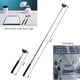 thumbnail image 3 of Back Scrapers Made Of High Quality Stainless Steel, With An Extendable Rod Extendable Up To 68cm(black,2pcs), 3 of 5