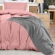 thumbnail image 4 of Juego de funda de edredón Utopia Bedding, tamaño doble, microfibra rosa, 4 of 7