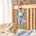 thumbnail image 6 of Plumora Plush Animal Teether Wind Chime Toy - Hanging for Car Seat, Stroller, and Crib, Soft Stuffed Figurine with Rattle, Soothes Gums, Great Baby Car Toy, Non-Toxic., 6 of 6
