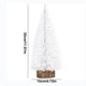 thumbnail image 3 of Adorno Colgante de Mini Árbol de Navidad Blanco para Escritorio, Bar, Centro Comercial o Escaparate. Pequeño Árbol de Navidad. Artículos de Decoración Navideña., 3 of 7