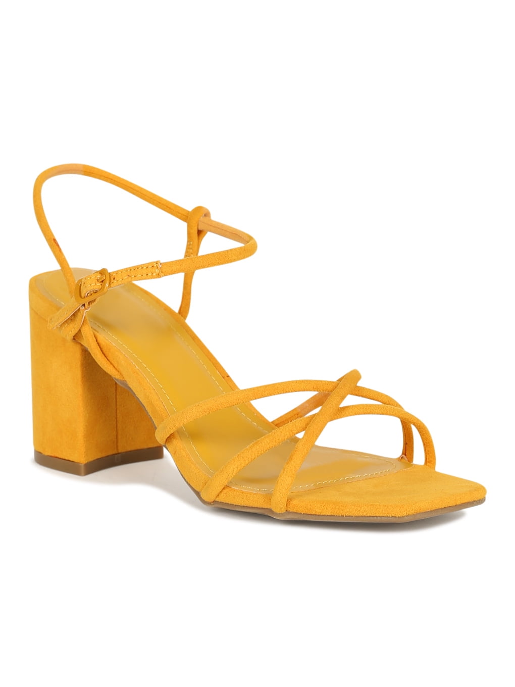 low chunky heel sandals