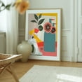 thumbnail image 6 of Celebrated - India Digital Art Modern Art Abstract Geometric Floral Botanical Minimalist Oak Framed Wall Art Print 12 x 16 inches, 6 of 12