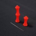 thumbnail image 3 of 10 Juegos Protectores Dedos Cuerda Silicona para Práctica Tiro () Rojo, 3 of 8