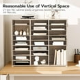 thumbnail image 2 of Literature Organizer, 27 Compartments Wooden Mail Organizer, Countertop Literature Sorter with Adjustable Shelves for Home, Office, School, Student Mailbox for Classroom, Rustic Brown FG27WF01, 2 of 18