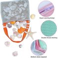 thumbnail image 3 of Bolsa colectora Beach Sand Toys para niños con forma de concha, rosa, HUOGUO, 3 of 4