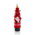 thumbnail image 2 of Monstrate Fundas navideñas para botellas de vino, funda navideña para botella de champán de Papá Noel, adornos navideños para para el Kits de decoración para fiestas mayor, 2 of 6